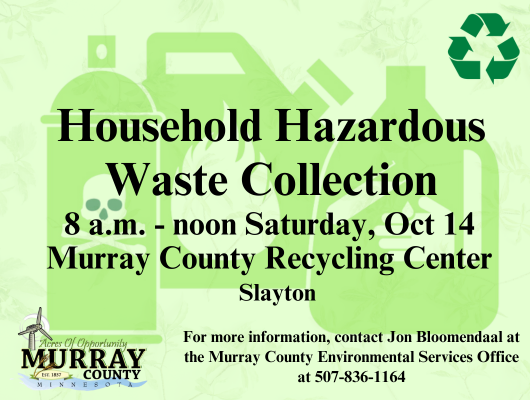 Household Hazardous Waste Collection Slayton